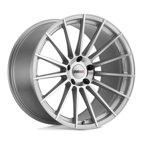 Set of 4: Cray Mako Wheel, 19x9.0 +50 Offset 5x120.65, Silver W/ Mirror Cut Face - 1990CRM505121S70