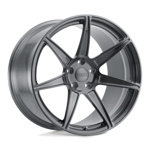 Set of 4: Cray Isurus Wheel, 20x12.0 +47 Offset 5x120.65, Brushed Gunmetal - 2012URU475121G70