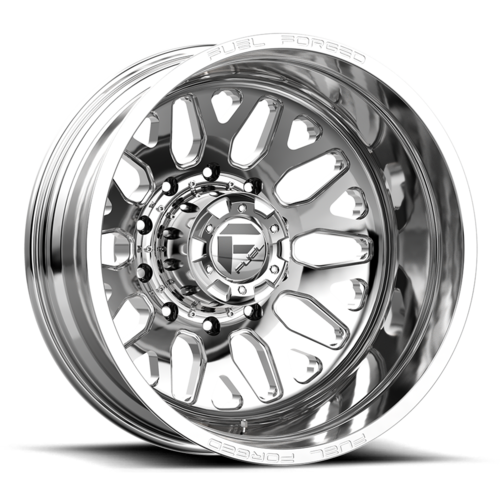 Set of 4: Fuel De19 Ff19 D Wheel, 22x8.5 -202 Offset 10x225, Polished - DF192282A935