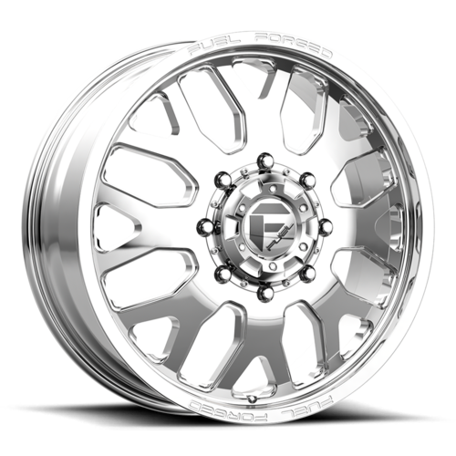 Set of 4: Fuel De19 Ff19 D Wheel, 24x12.0 -50 Offset 8x170, Polished - DF1924201745