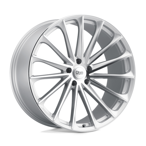 OHM Proton Wheel, 21x9.0 +25 Offset 5x120, Silver W/ Mirror Face - 2190PTN255120S64