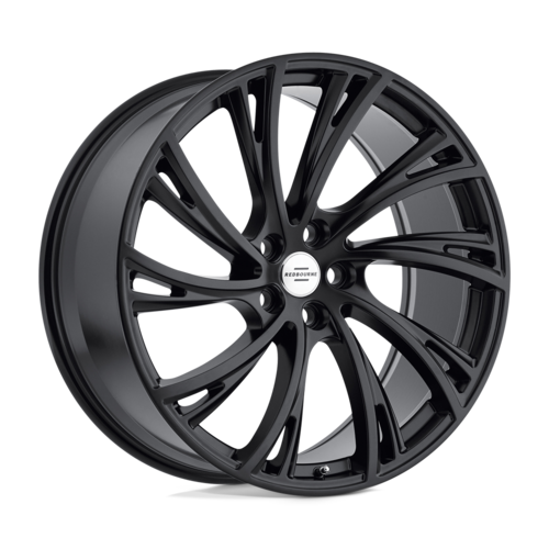RedBourne Noble Wheel, 22x10.0 +37 Offset 5x120, Double Black   Matte Black W/ Gloss Black Face - 2210RDB375120D72R