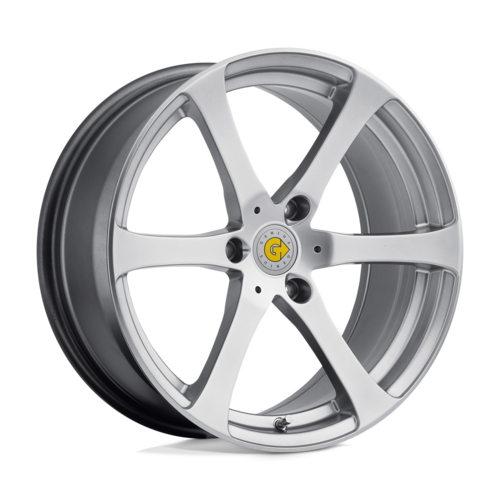 Set of 4: Genius Newton Wheel, 17x6.5 +22 Offset 3x112, Hyper Silver - 1765GEN223112S57