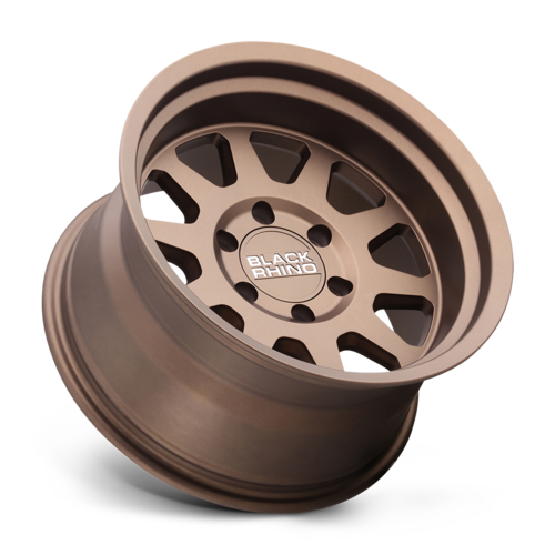 Set of 4: Black Rhino Stadium Wheel, 17x9.5 -18 Offset 6x139.7, Matte Bronze - 1795SDM-86140Z12A