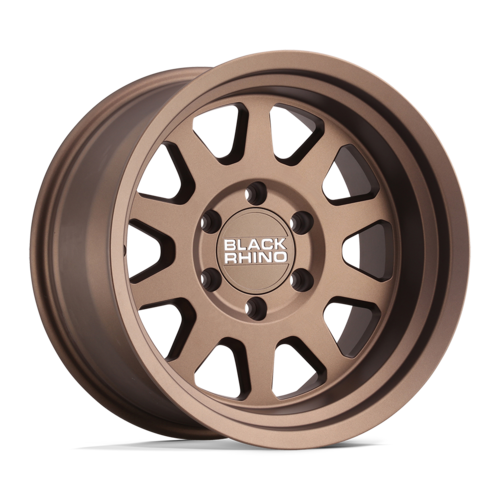 Set of 4: Black Rhino Stadium Wheel, 17x9.5 -18 Offset 6x139.7, Matte Bronze - 1795SDM-86140Z12A