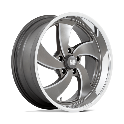 US Mag U133 Desperado Wheel, 20x8.0 +1 Offset 5x120.65, Anthracite Milled Diamond Cut Milled - U133208061+01R