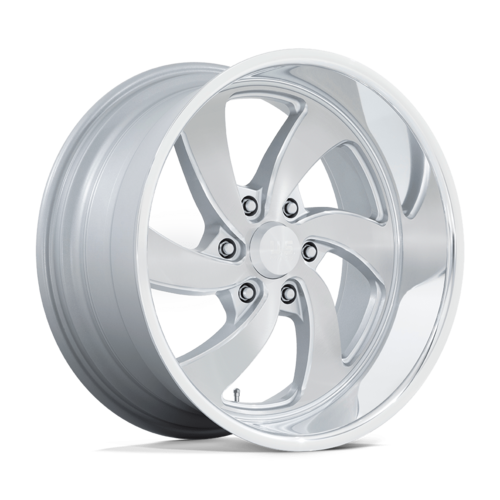 US Mag U134 Desperado Wheel, 20x9.5 +1 Offset 6x139.7, Silver Brushed Face Milled Diamond Cut Milled - U1342095D8+01L