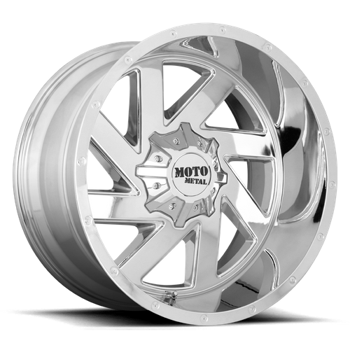 Set of 4: Moto Metal Mo988 Melee Wheel, 20x9.0 +0 Offset 8x170, Chrome - MO98829087200