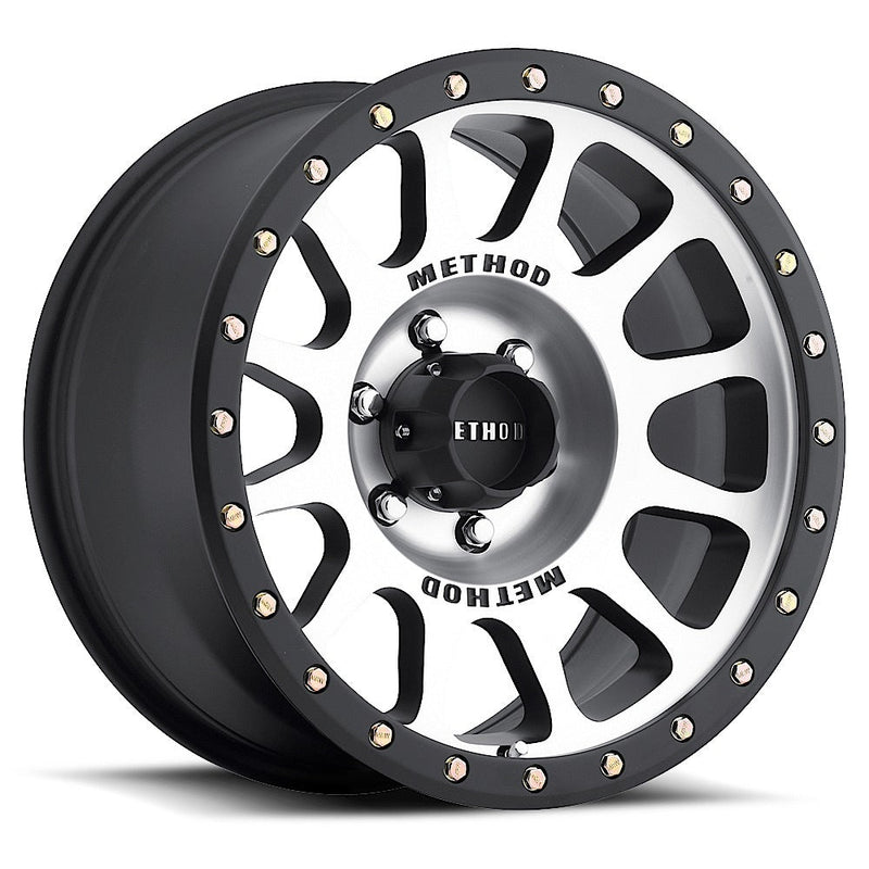 Set of 4: Method MR305 NV 17x8.5 0mm Offset 5x5 94mm CB Machined/Black - MR30578550300