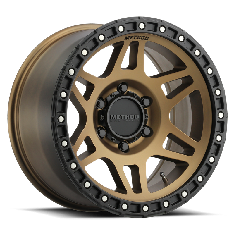 Set of 4: Method MR312 17x8.5 0mm Offset 5x150 110.5mm CB Method Bronze/Black - MR31278558900