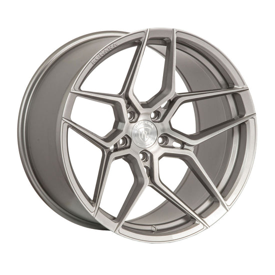 Rohana RFX11 Wheel, 20X12, 5-114.3, +22, Brushed Titanium - RFX1120125114BT22.