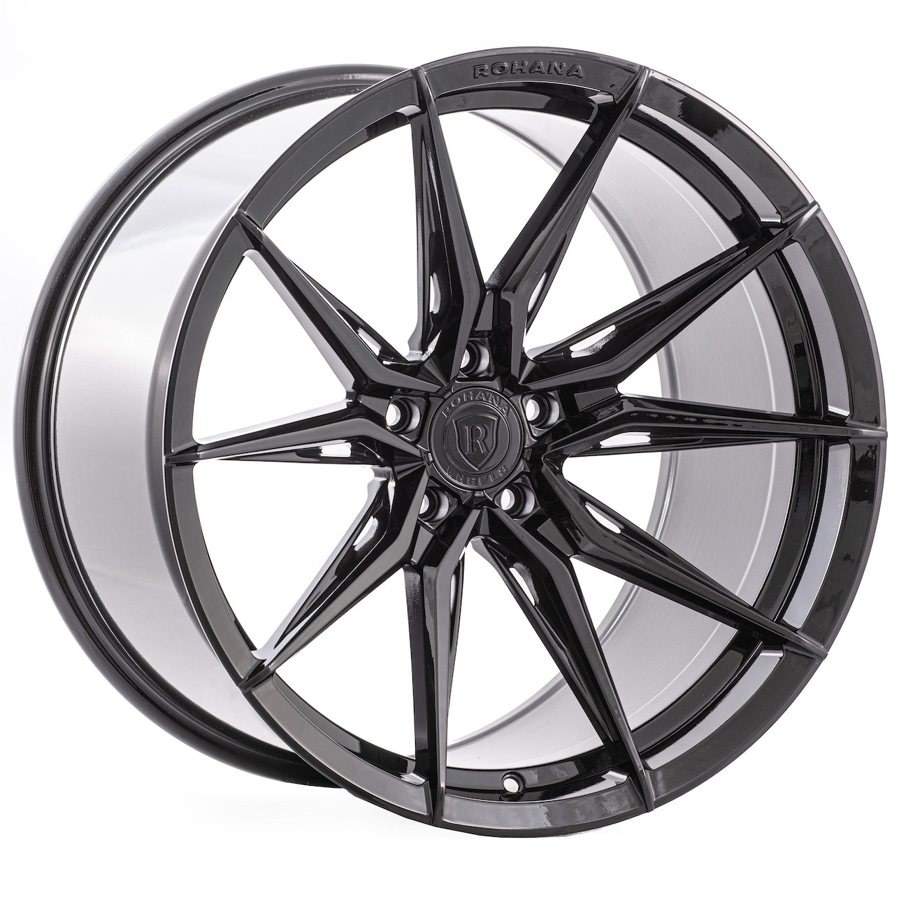 Rohana RFX13 Wheel, 20X10, 5-120, +38, Gloss Black - RFX1320105120GB38.