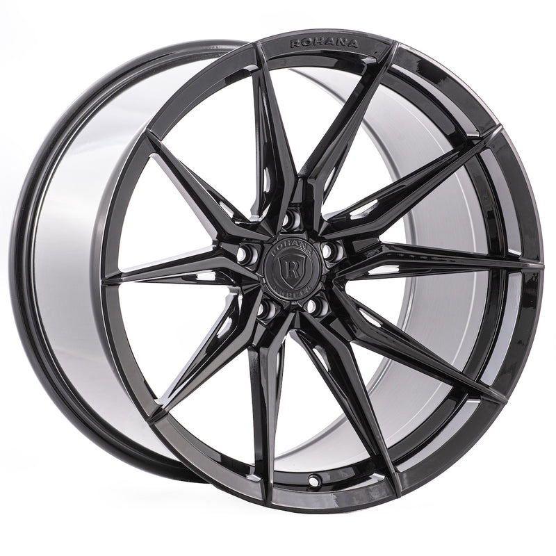 Rohana RFX13 Wheel, 20X10, 5-120, +38, Gloss Black - RFX1320105120GB38