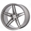 Rohana RFX15 Wheel, 20X11, 5-120, +35, Brushed Titanium - RFX1520115120BT35.