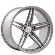 Rohana RFX15 Wheel, 20X11, 5-120, +35, Brushed Titanium - RFX1520115120BT35.