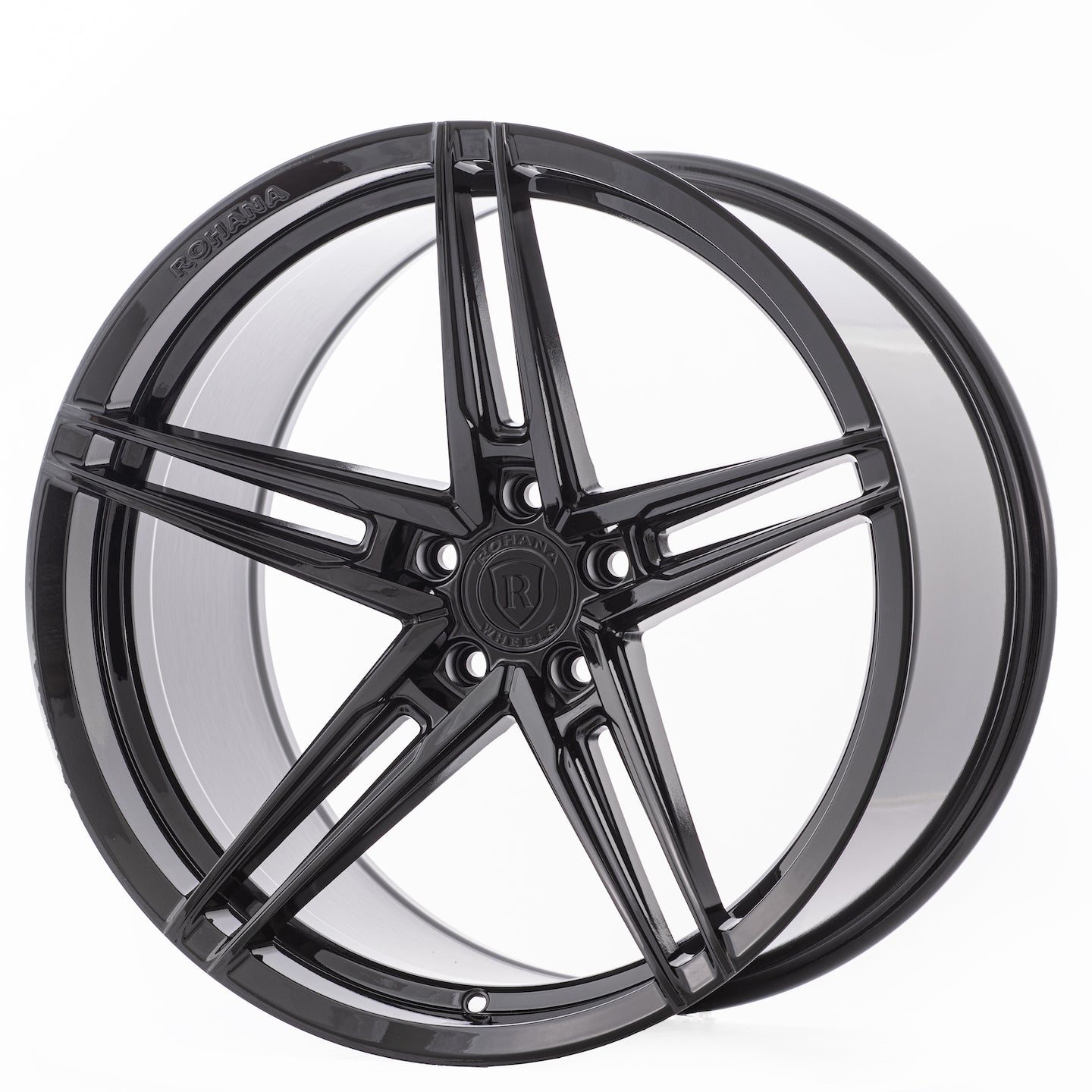 Rohana RFX15 Wheel, 20X10, 5-115, +20, Gloss Black - RFX1520105115GB20.