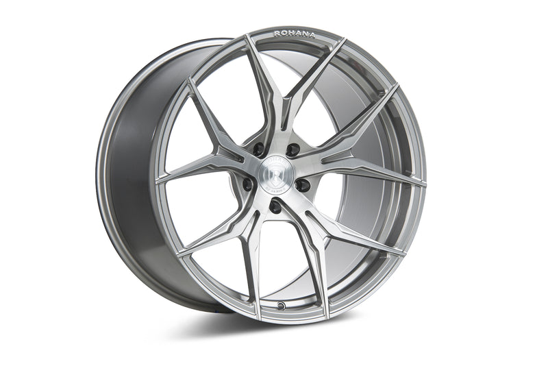 Rohana RFX5 Wheel, 22X9, 5-120, +15, Brushed Titanium - RFX52295120BT15