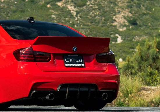 BMW F30 Rear Spoiler - Ducktail - SFXLA-F30SPLR-DUCK-FRP.