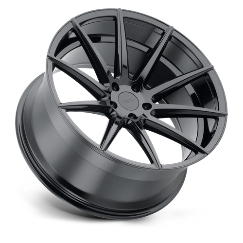 Set of 4: TSW Clypse Wheel, 18x8.5 +40 Offset 5x114.3, Gloss Black ...