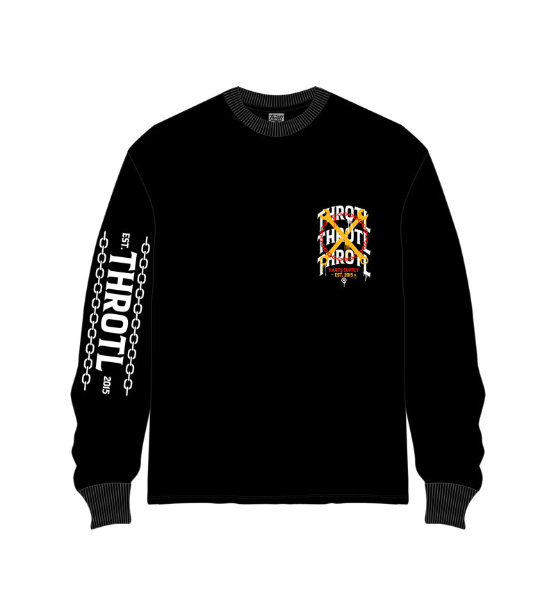 Long sleeve T-Shirt - throtl LINK UP