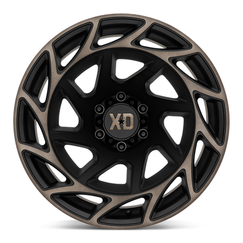 Set of 4: XD Xd860 Onslaught Wheel, 20x12.0 -44 Offset 8x170, Satin Black With Bronze Tint - XD86021287644N