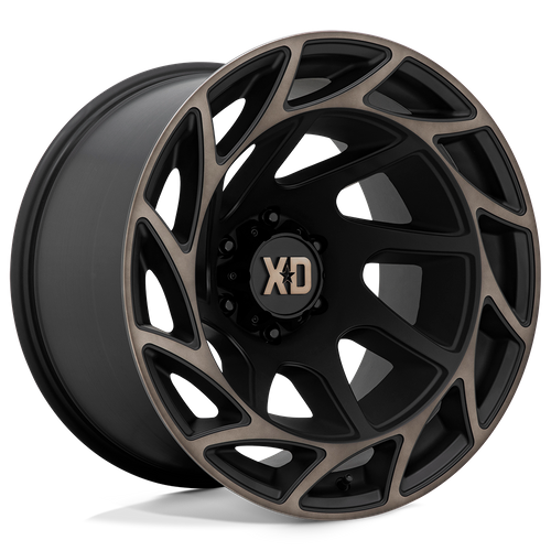 Set of 4: XD Xd860 Onslaught Wheel, 20x12.0 -44 Offset 8x170, Satin Black With Bronze Tint - XD86021287644N