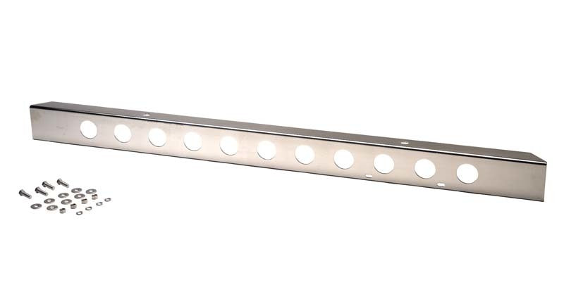 Kentrol 45-86 Jeep CJ 54 Inch Front Bumper with holes - 30429