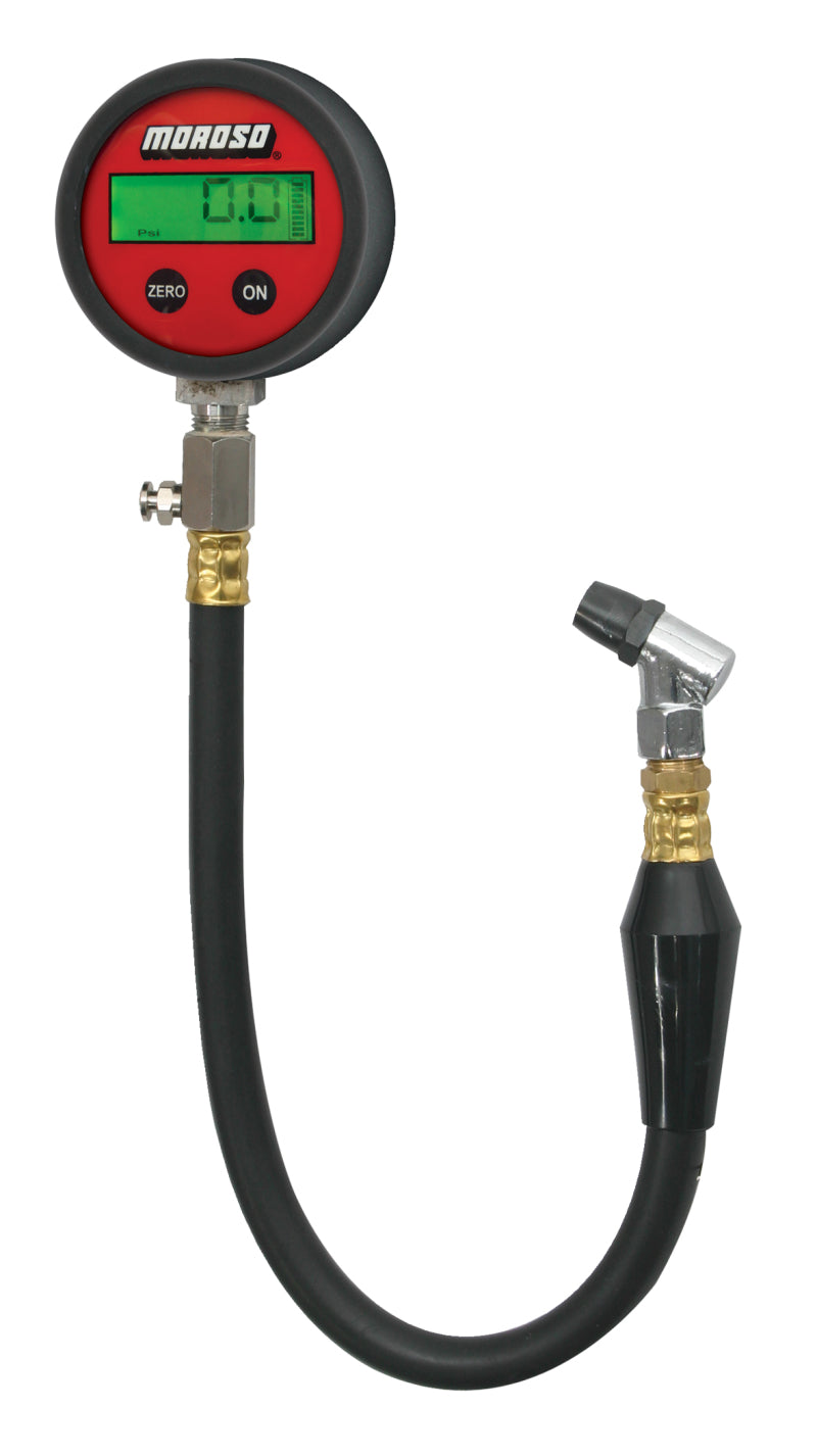 Moroso Tire Pressure Gauge 0-60psi - Digital Backlit - 89575