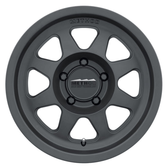 Method MR701 17x7.5 +30mm Offset 5x4.5 73mm CB Matte Black - MR70177512530.