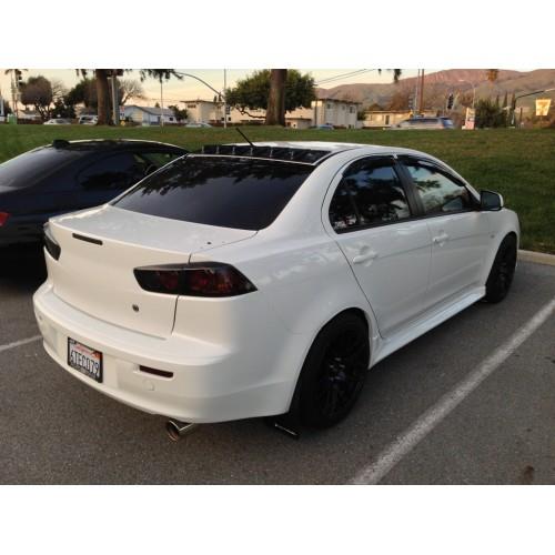 BLOX Racing 08+ Mitsubishi Lancer Vortex Generator - ABS Black - BXPP-26004