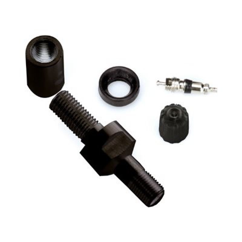 Schrader TPMS Service Pack - Straight Black Valve Stem Assembly - 25083-4
