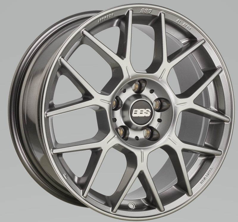 BBS XR 19x8.5 5x114.3 ET40 Platinum Gloss Wheel -82mm PFS/Clip - XR0206PG.