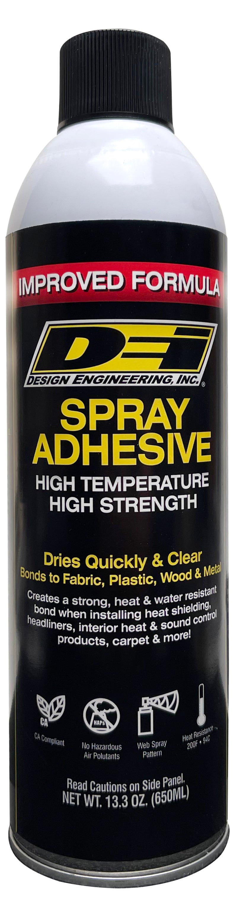 DEI Hi Temp Spray Adhesive 13.3 oz. Can (Improved Formula) - 010492
