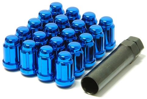 Wheel Mate Muteki Closed End Lug Nuts - Blue 12x1.50 - 41886U