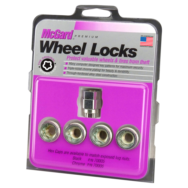 McGard Wheel Lock Nut Set - 4pk. (Under Hub Cap / Cone S - 24010