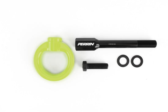 Perrin 02-07 Subaru WRX/STI Tow Hook Kit (Front) - Neon - PSP-BDY-230NY.