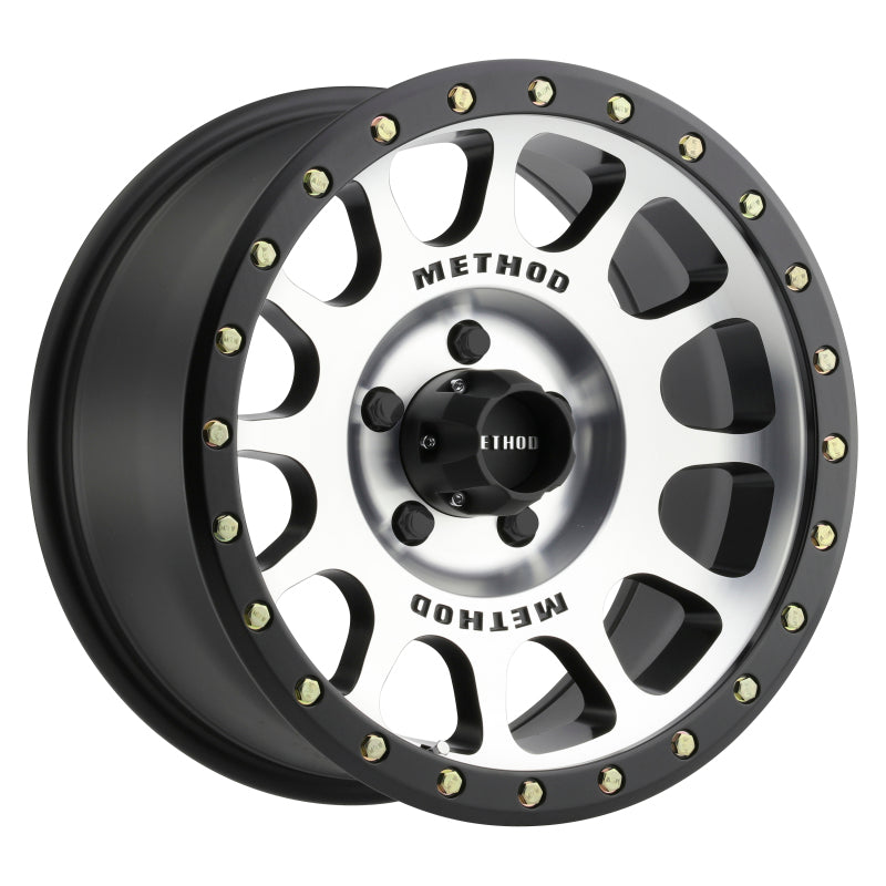 Method MR305 NV 17x8.5 0mm Offset 5x5 94mm CB Machined/Black - MR30578550300.