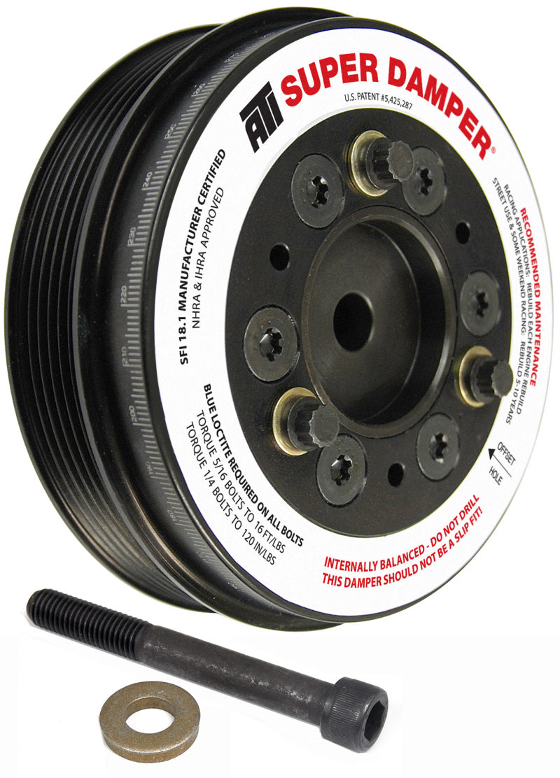 ATI Damper - 5.74in - Alum - 6 Grv - - ATI917993