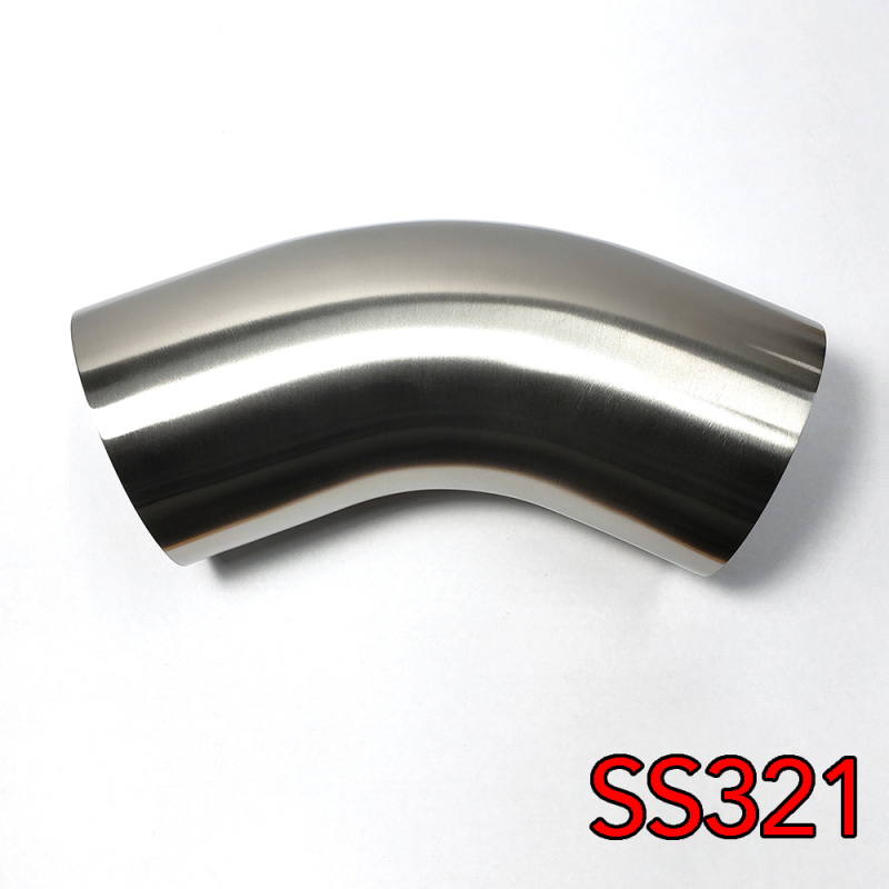 Stainless Bros 1.88in SS321 45 Degree Mandrel Bend Elbow 1D - 701-04826-4100