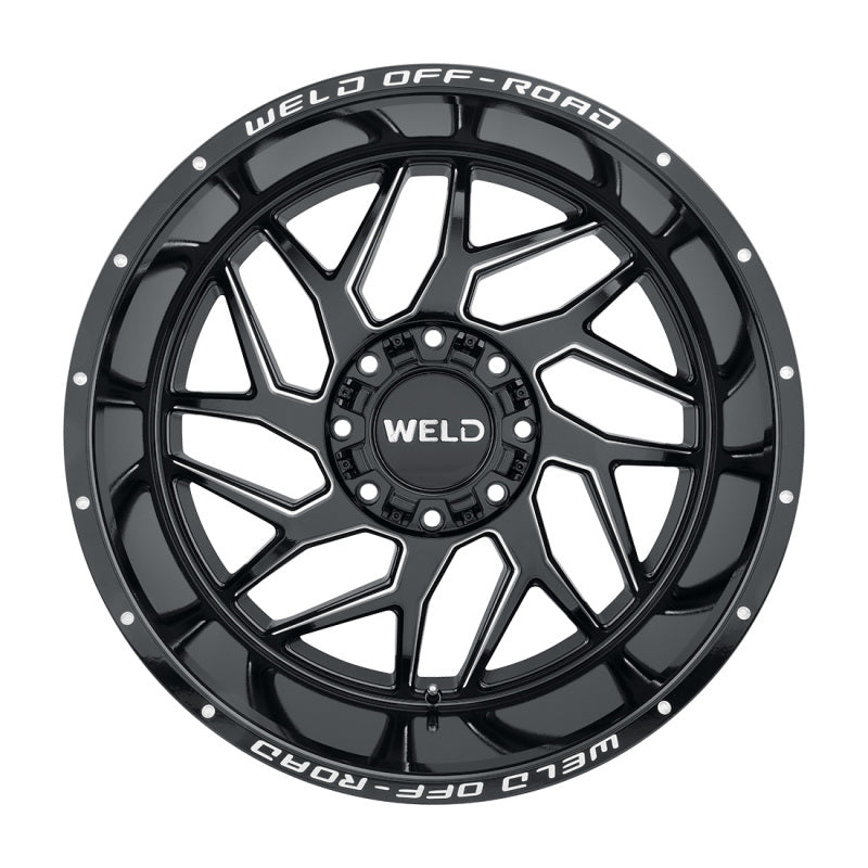 Weld Off-Road W117 22X10 Fulcrum 8X180 ET13 BS6.00 Gloss Black - W11720018600