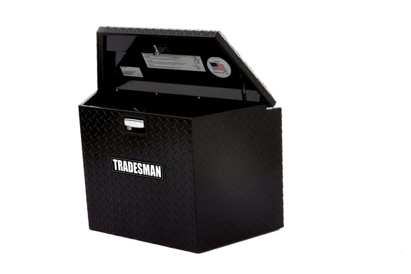 Tradesman Aluminum Trailer Tongue Storage Box (21in.) - Black - 76134T