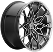 HRE FF10 Wheel, 20x10.5, 5x112, +35, Liquid Metal - 10M010535013LM.