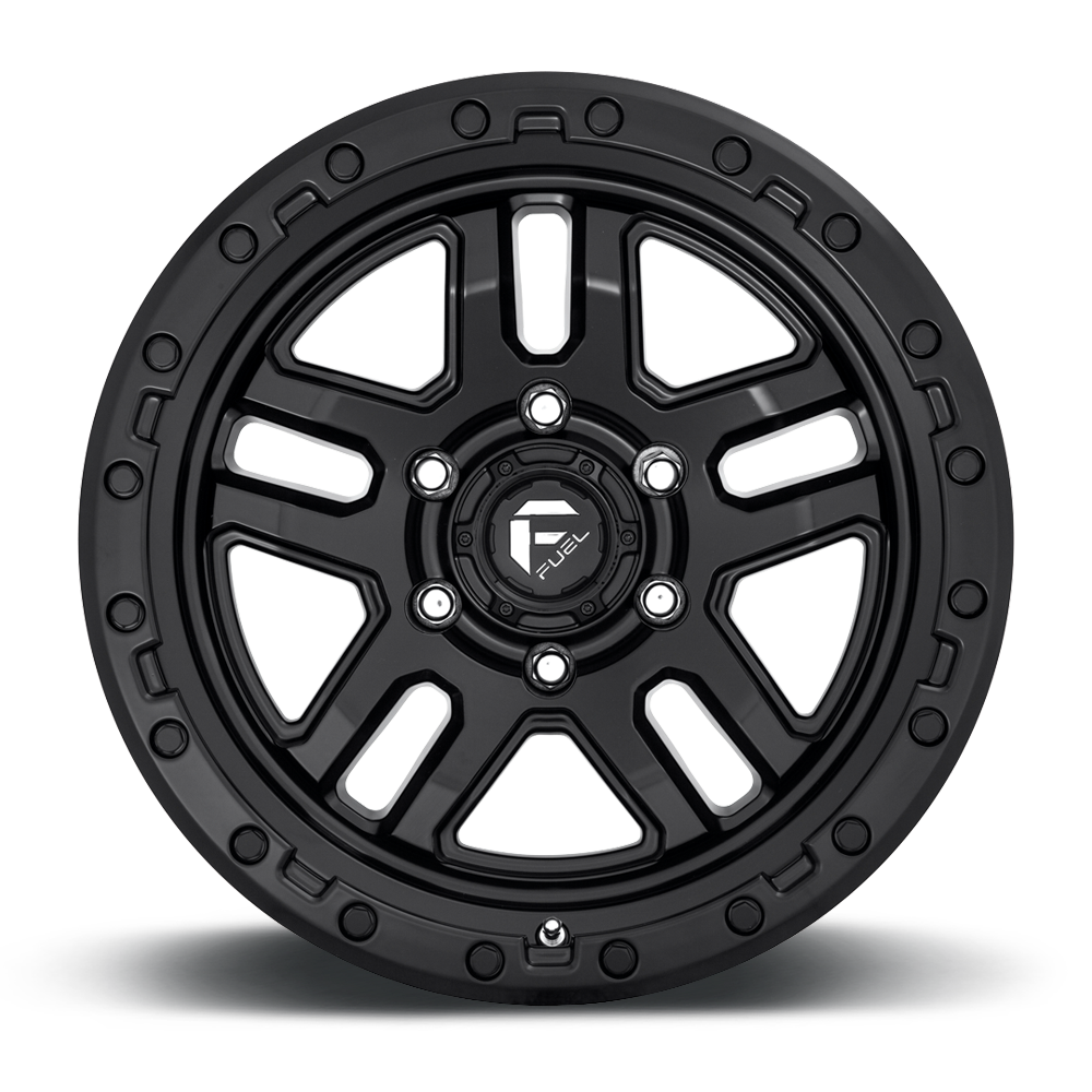 Set of 4: Fuel D700 Ammo Wheel, 17x9.0 -12 Offset 6x139.7, Matte Black - D70017908445