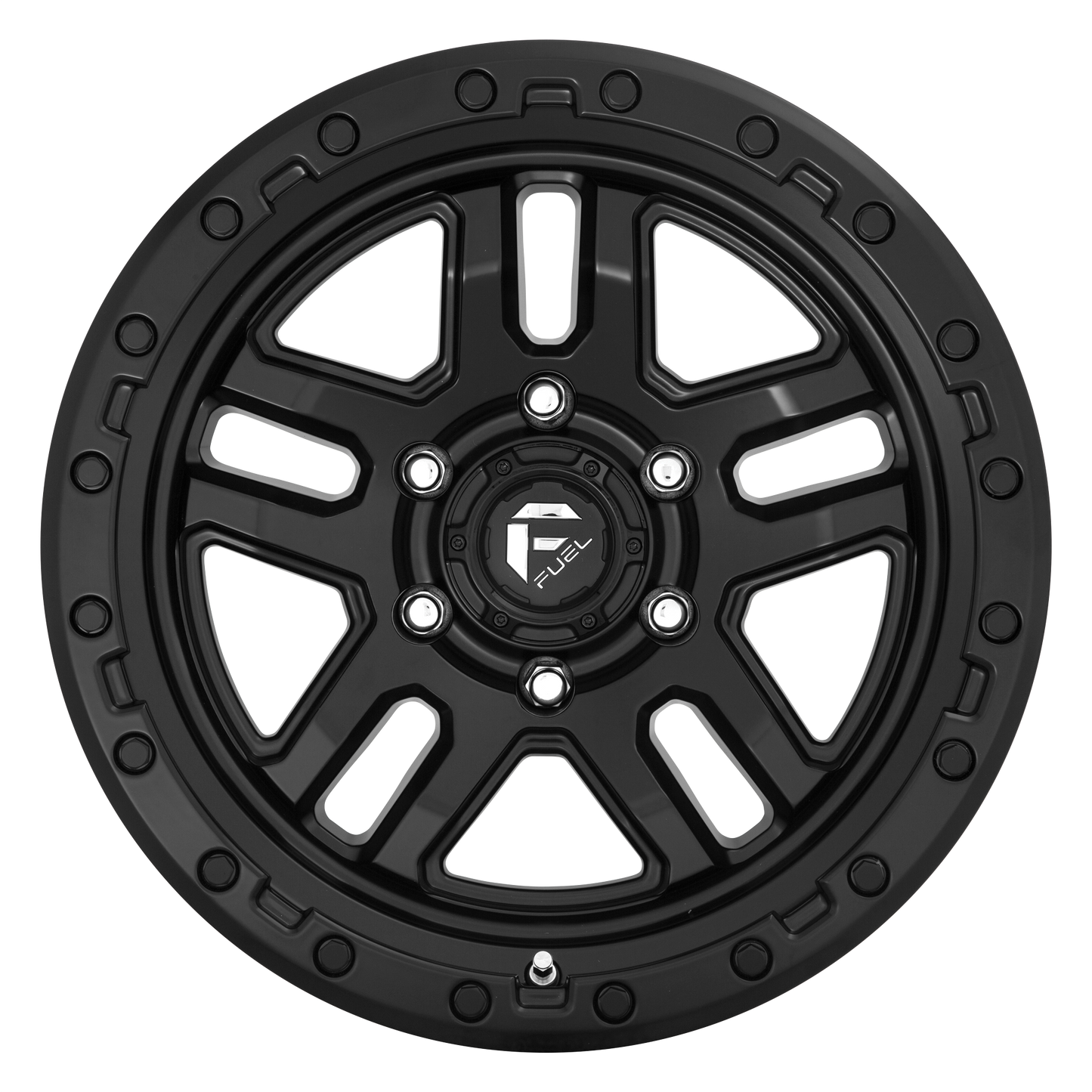 Set of 4: Fuel D700 Ammo Wheel, 17x9.0 -12 Offset 6x139.7, Matte Black - D70017908445