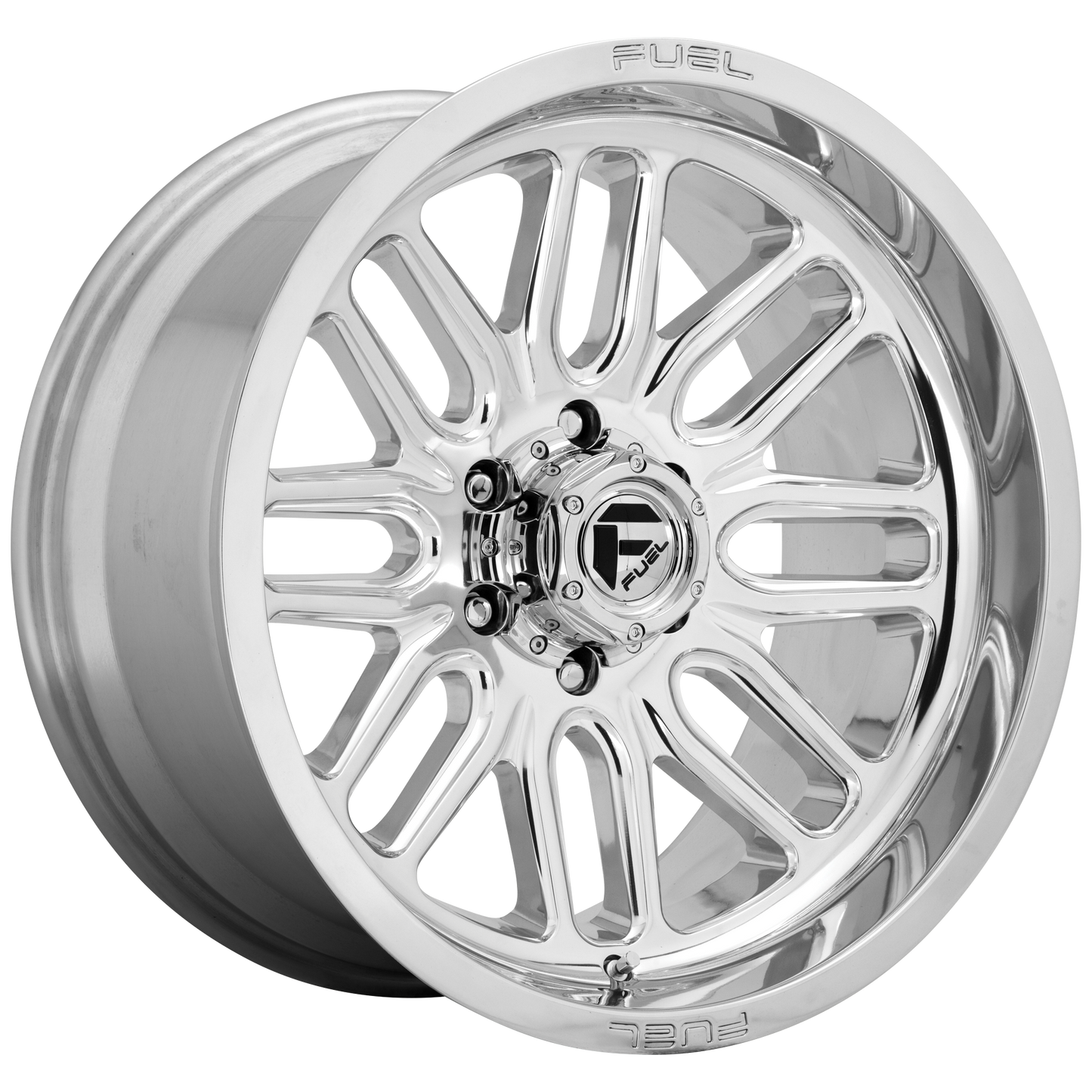 Set of 4: Fuel D721 Ignite Wheel, 20x9.0 +1 Offset 6x139.7, High Luster Polished - D72120908450