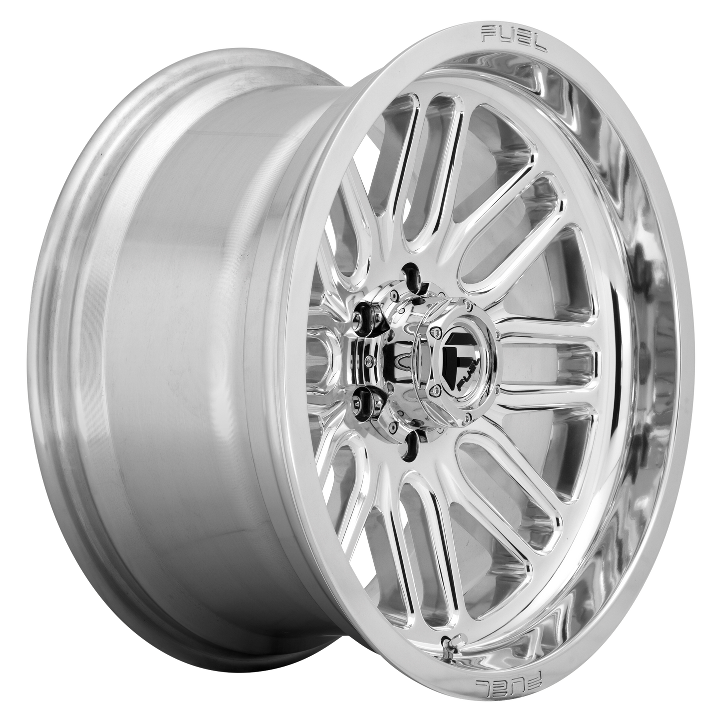 Set of 4: Fuel D721 Ignite Wheel, 20x9.0 +1 Offset 6x139.7, High Luster Polished - D72120908450