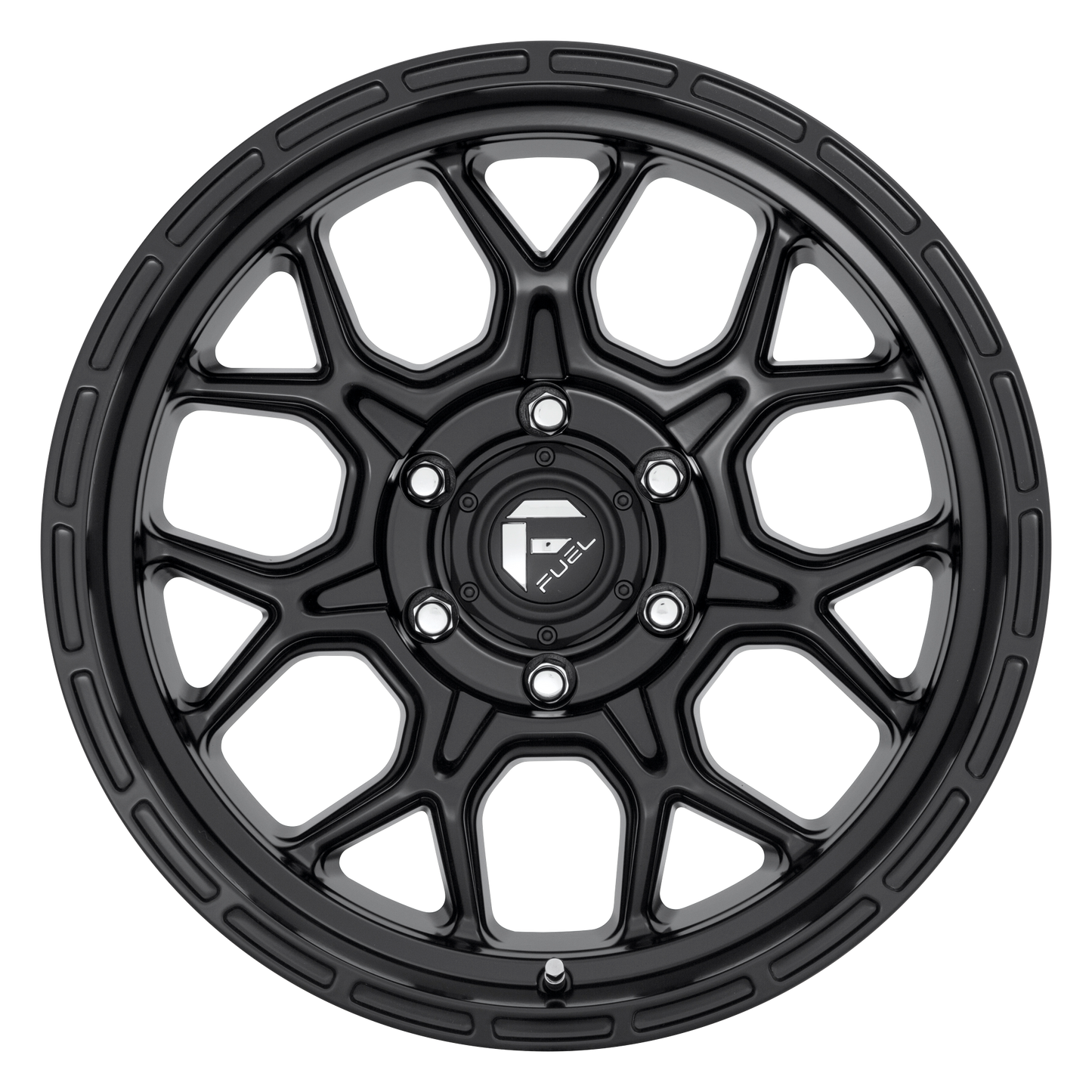 Set of 4: Fuel D670 Tech Wheel, 20x9.0 +1 Offset 6x139.7, Matte Black - D67020908450