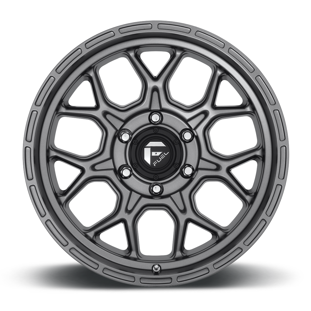 Set of 4: Fuel D672 Tech Wheel, 18x9.0 +20 Offset 6x120, Matte Gun Metal - D67218909457