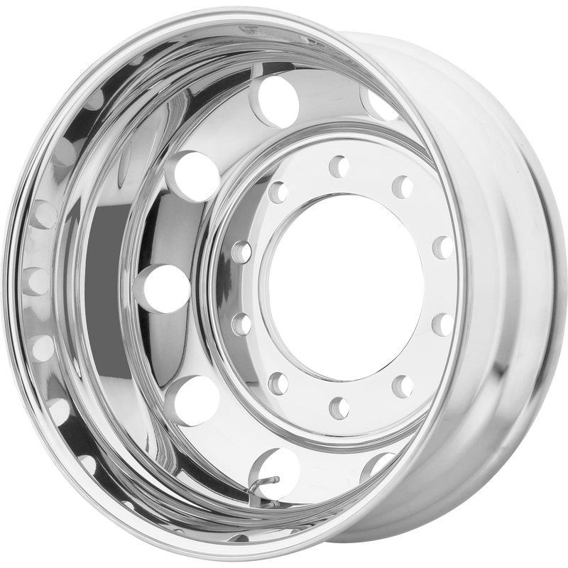 Set of 4: ATX Ao200 Baja Lite Wheel, 22x14.0 -165 Offset 10x285.75, High Luster Polished - AO2002214010102H