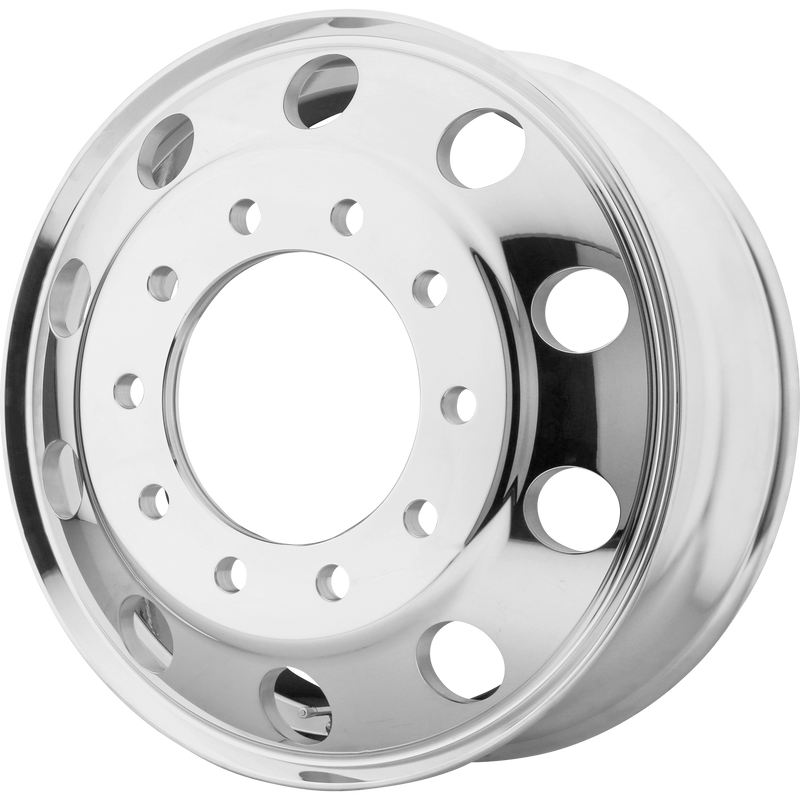 Set of 4: ATX Ao400 Baja Wheel, 22x9.0 +79 Offset 10x285.75, Polished   Front - AO40022910104